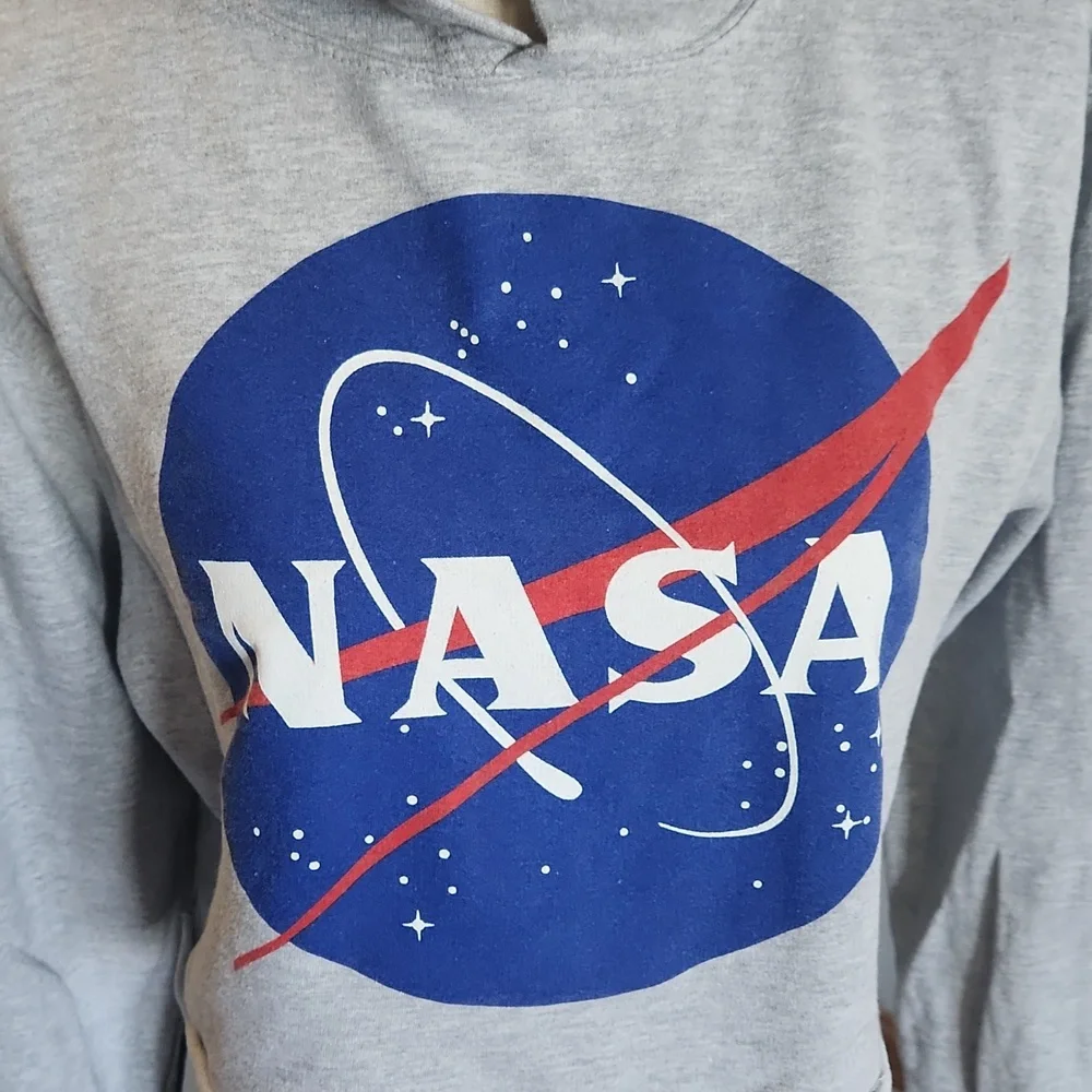 Cropped NASA Hoodie, Medium - Picture 2 of 7